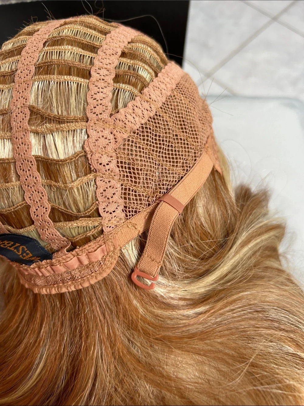 Long Layered Women’s Wig in Warm Honey Blonde - Smooth Soft Natural Waves